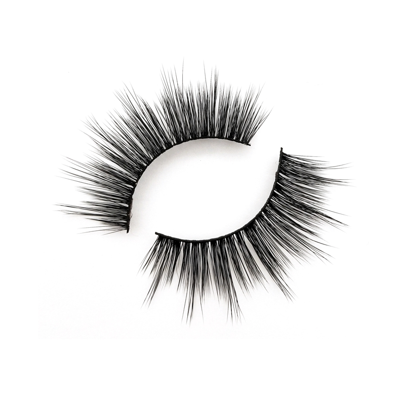 Reusable Synthetic Fiber Material eyelash 100% Handmade  JH24